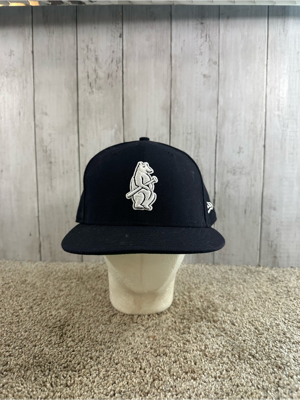 New Era MLB Chicago Cubs Fitted Hat Size 7 3/8